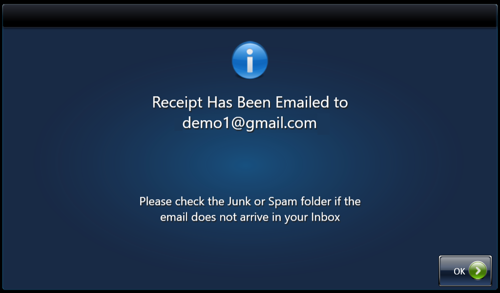 Step 20: Acknowledge email receipt