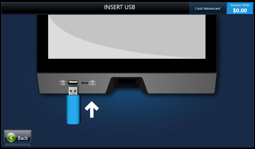 Step 6: Insert USB drive