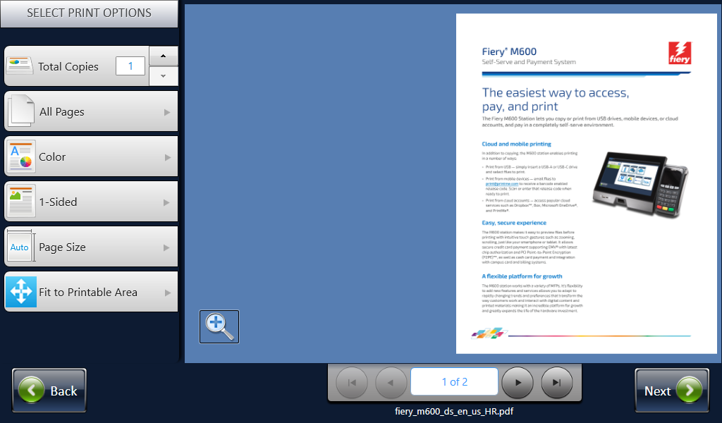 Step 8: Preview document