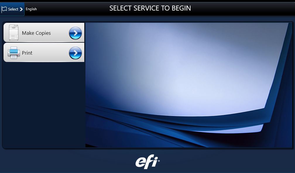 Step 1: Select the service to begin