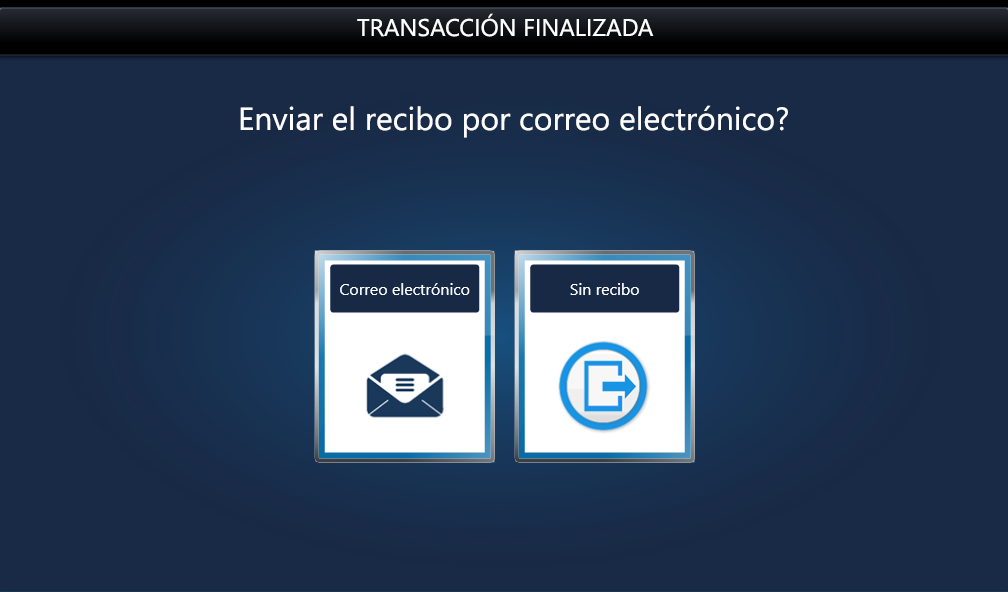 <strong>Paso 14: Recibo por correo electrónico o impreso</strong>