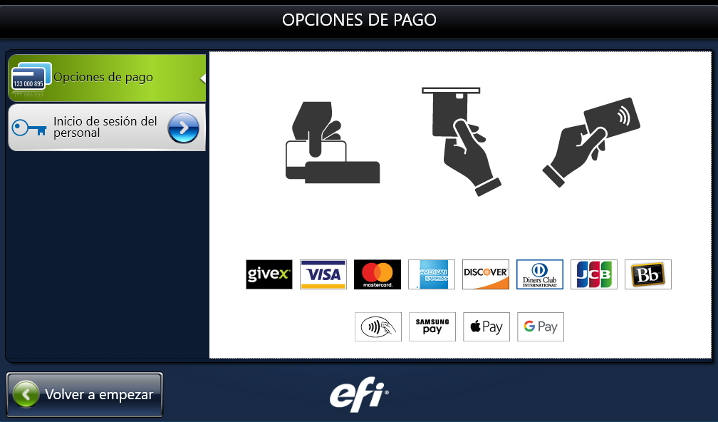 Paso 3: Inserte la tarjeta en el servicio de acceso