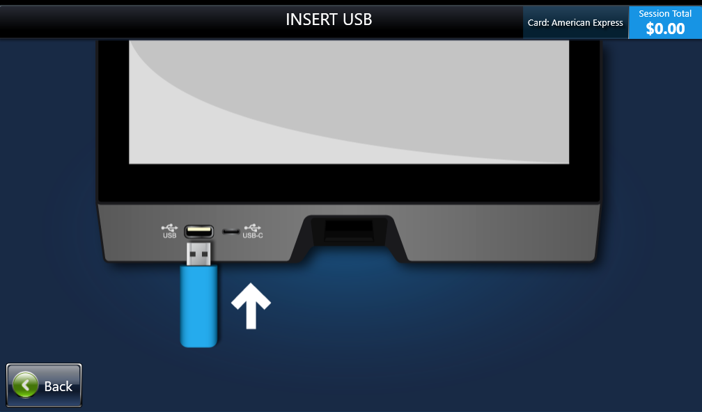 Step 4: Insert USB drive