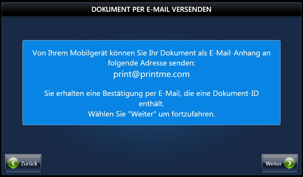 Schritt 4: Dokument per E-Mail senden