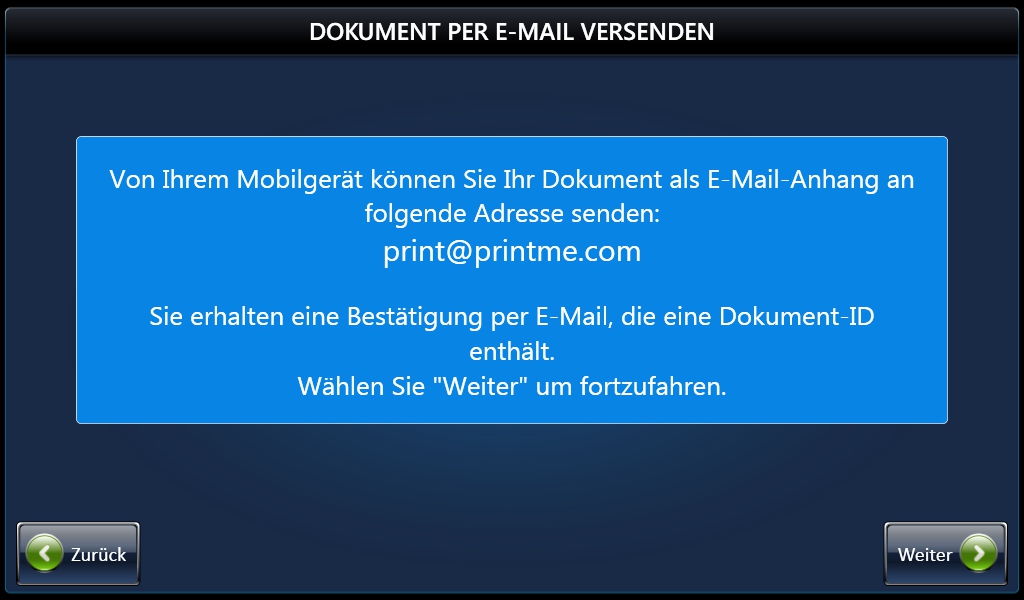 Schritt 4: Dokument per E-Mail senden