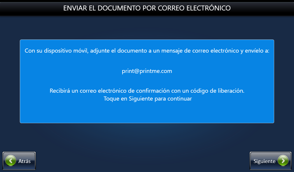 Paso 4: Enviar documento por correo electrónico