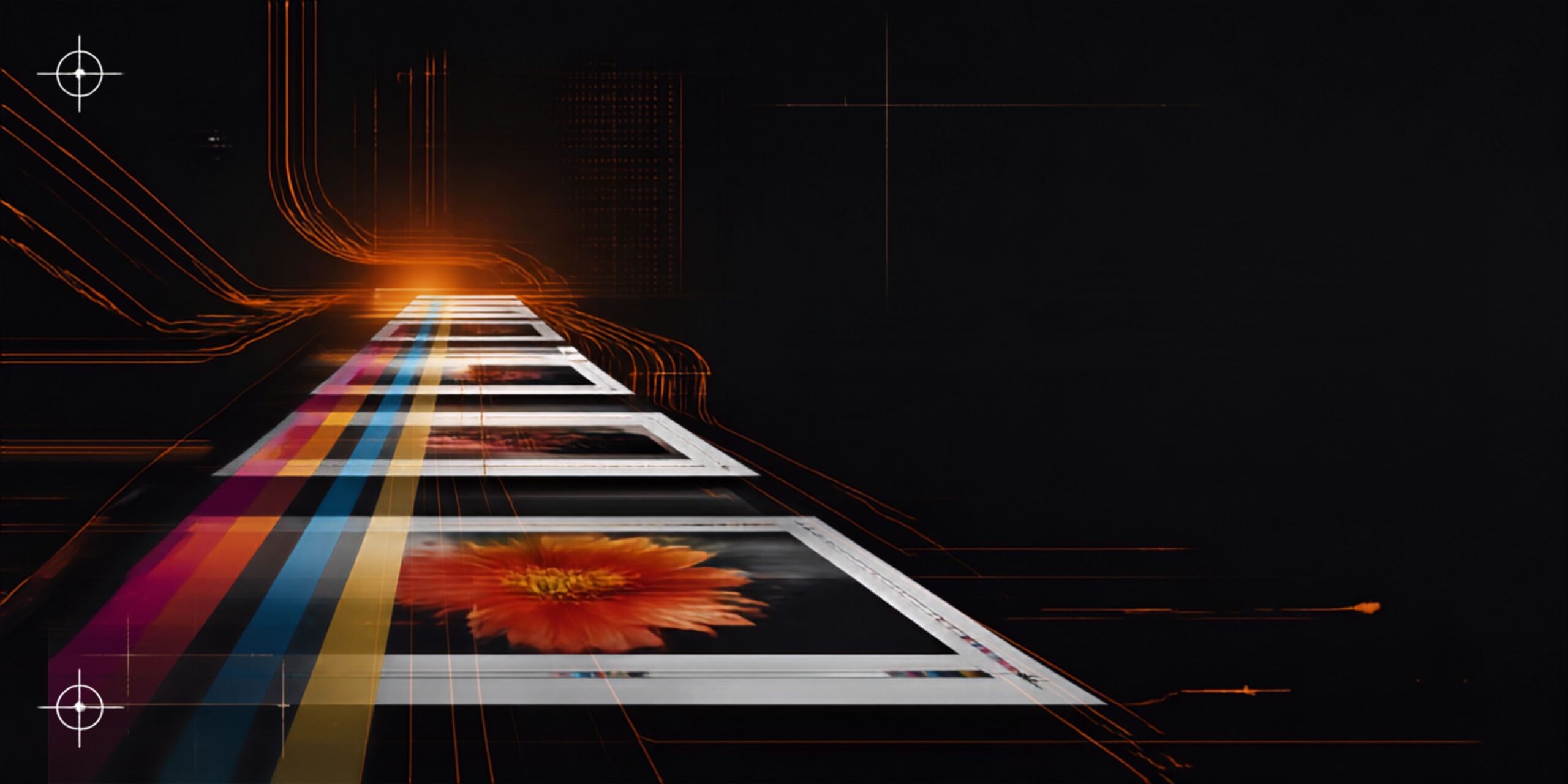 Fiery website hero image